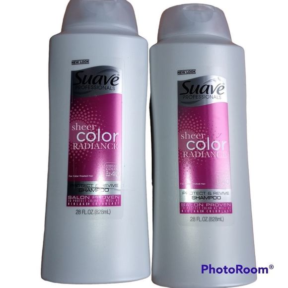 Suave Sheer Color Radiance Protect & Revive Shampoo 28 oz pack of 2 - Picture 1 of 3